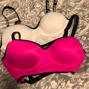 Victoria Secret Push up sports bras both!!